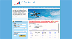 Desktop Screenshot of elpratairport.com